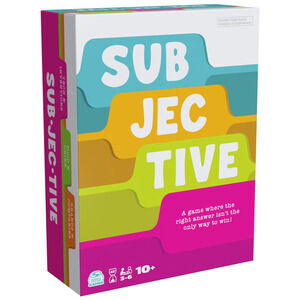 Subjective Card Game Family Party Board Game for Adults and Kids Ages 10 and Up